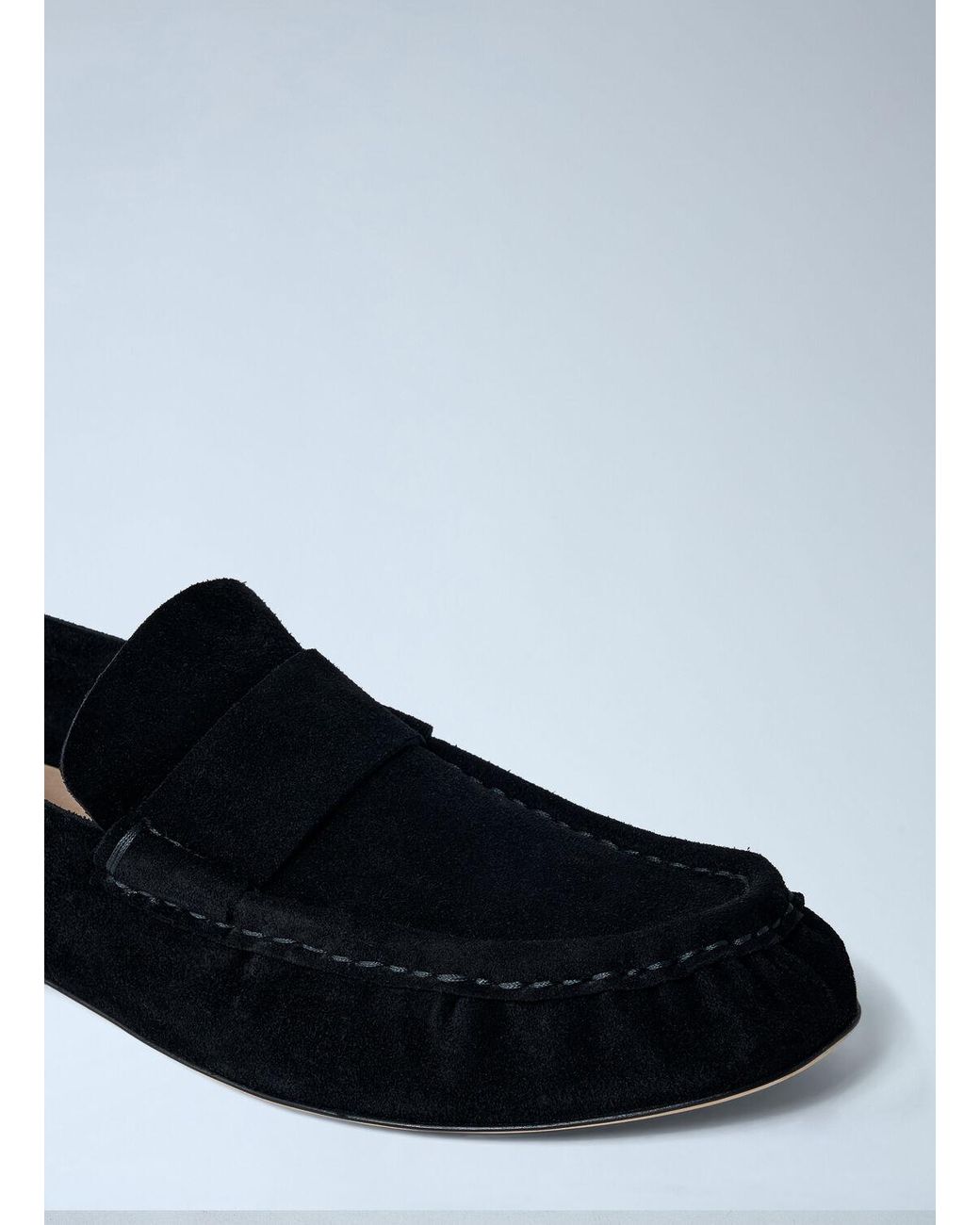 The Row White Suede Loafers for men