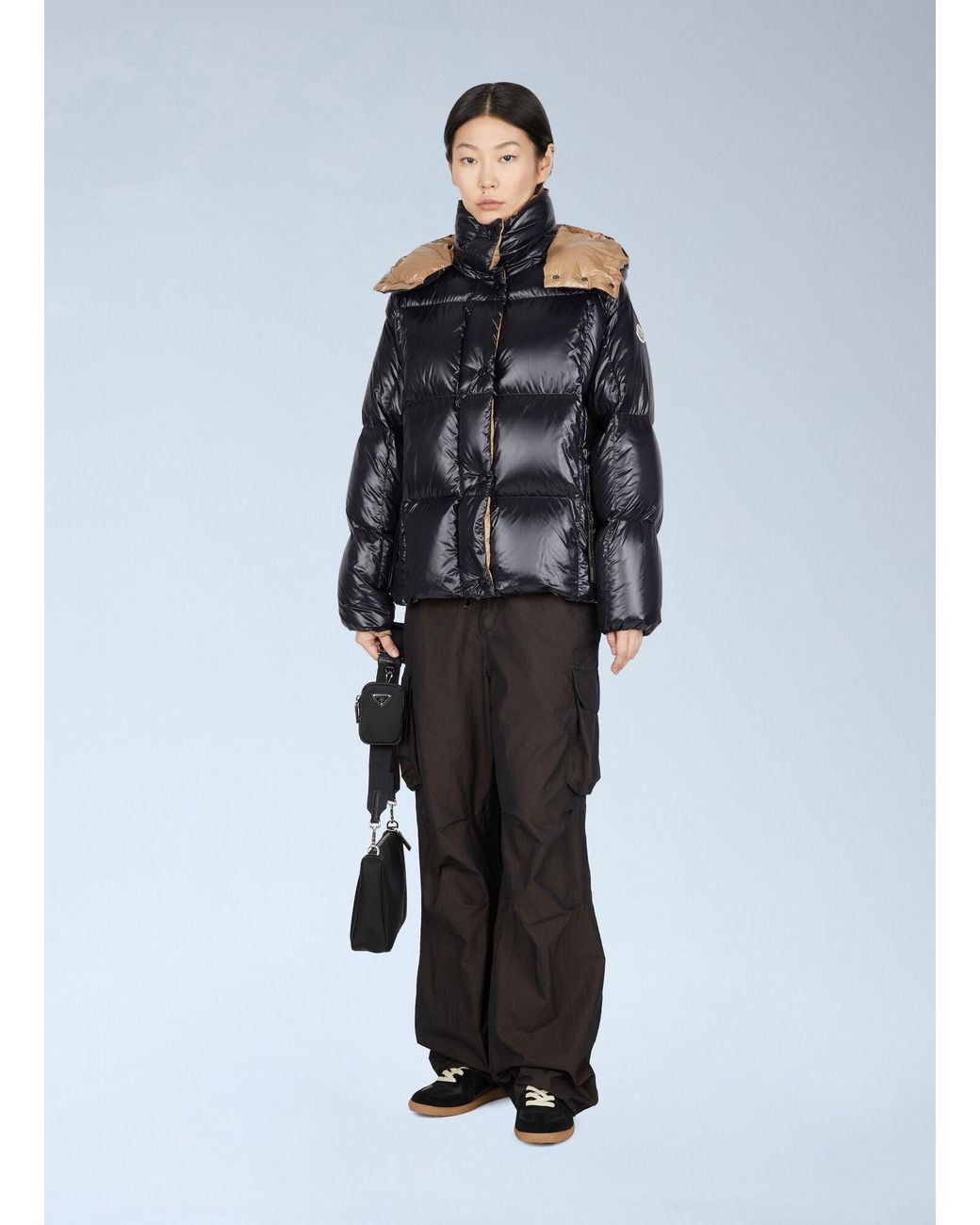 Moncler Gray Parana Short Down Jacket
