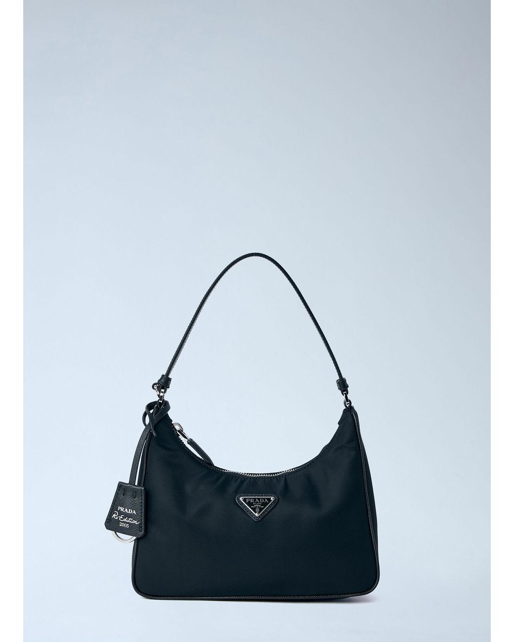 Prada Blue Re-Nylon And Saffiano Re-Edition 2005 Mini Bag