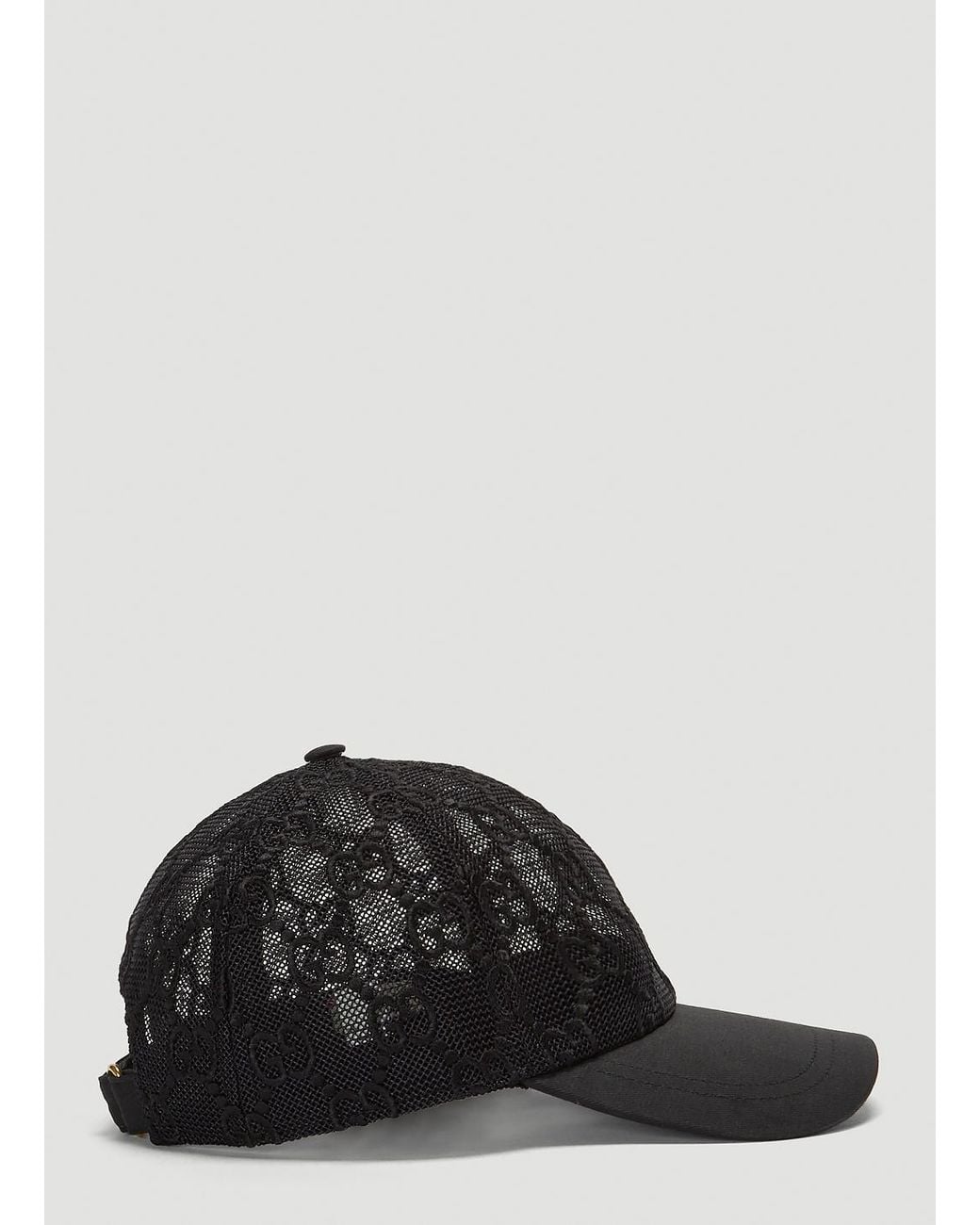 gucci-black-GG-Mesh-Hat-In-  display picture 1