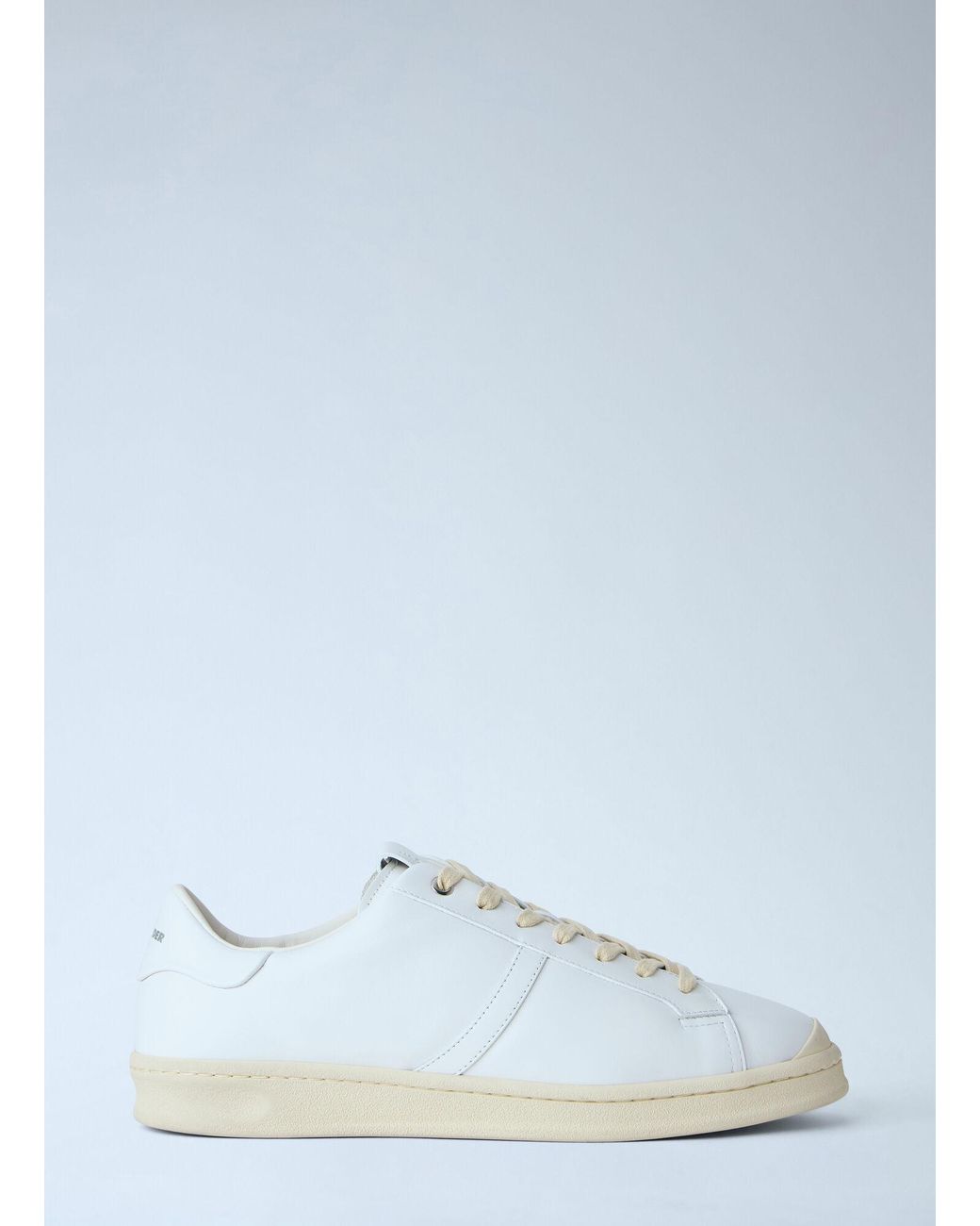 Jil Sander Blue Leather Sports Sneakers for men