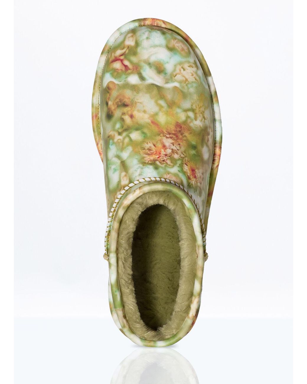 Collina Strada Green Mini Platform Boots