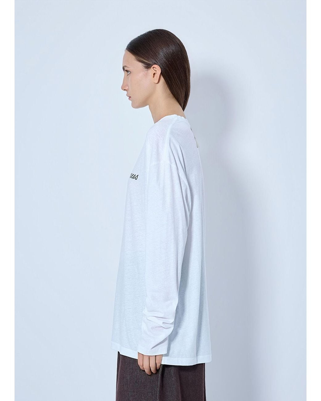 Jacquemus White Long Sleeve T-Shirt
