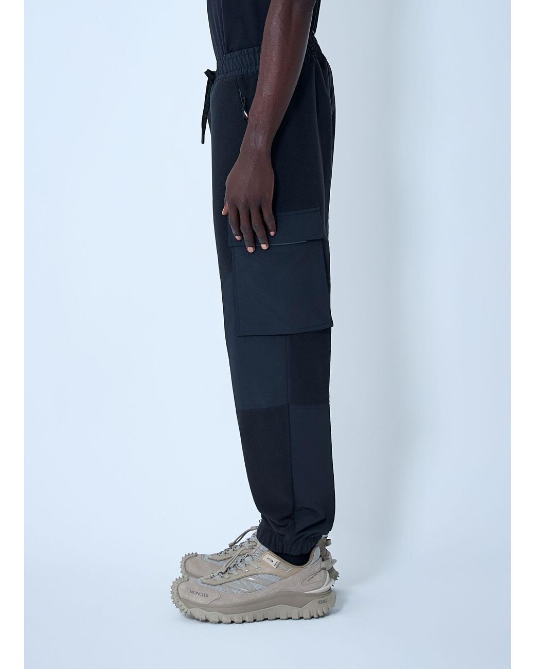 Moncler Blue Drawstring Track Pants for men
