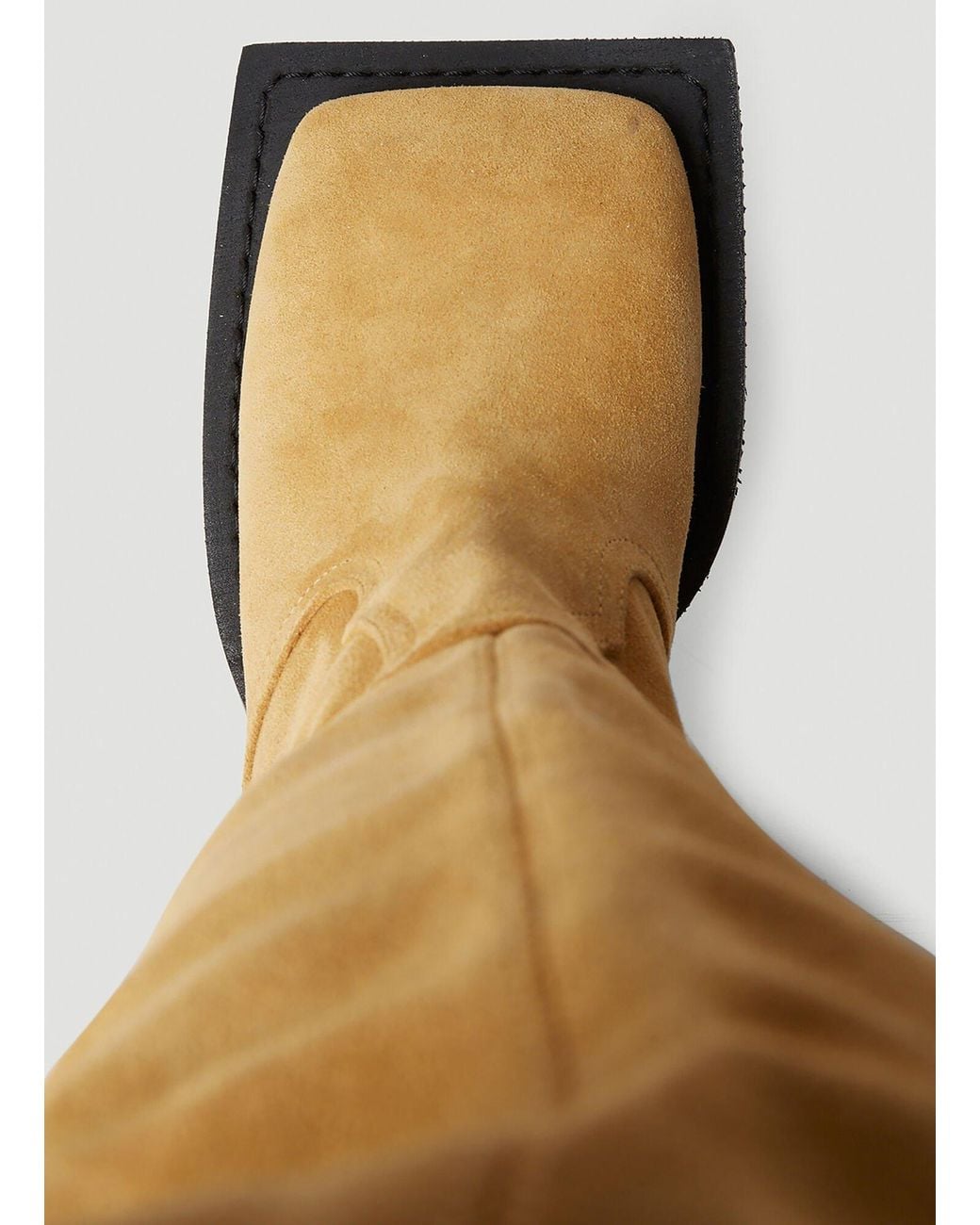 Ninamounah Yellow Howling Knee-High Suede Boots