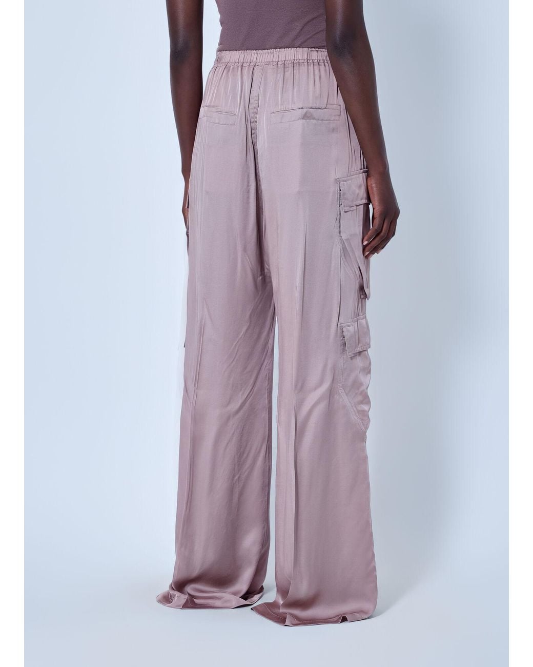 Rick Owens Purple Cargobelas Pants