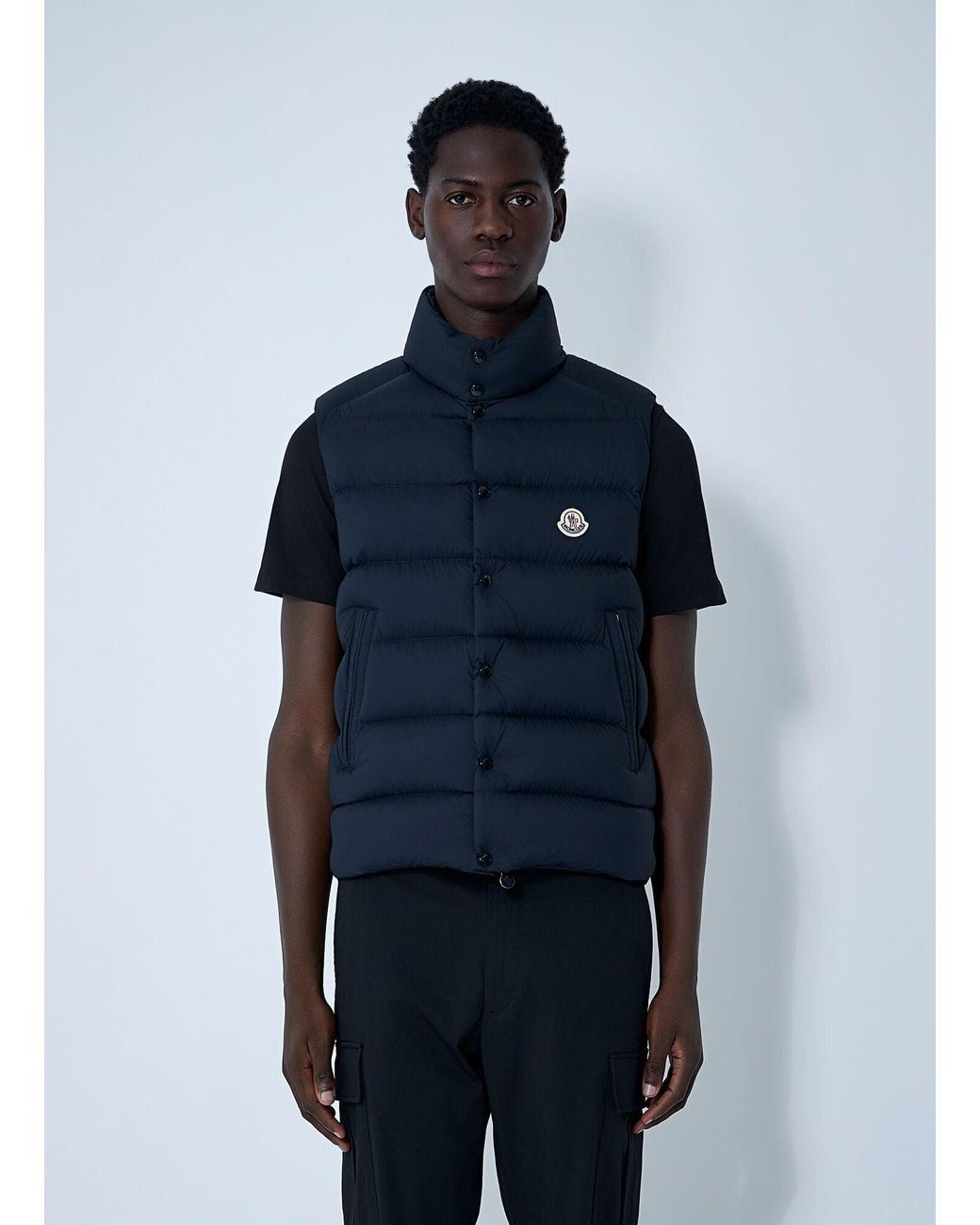 Moncler Blue Tibb Vest for men