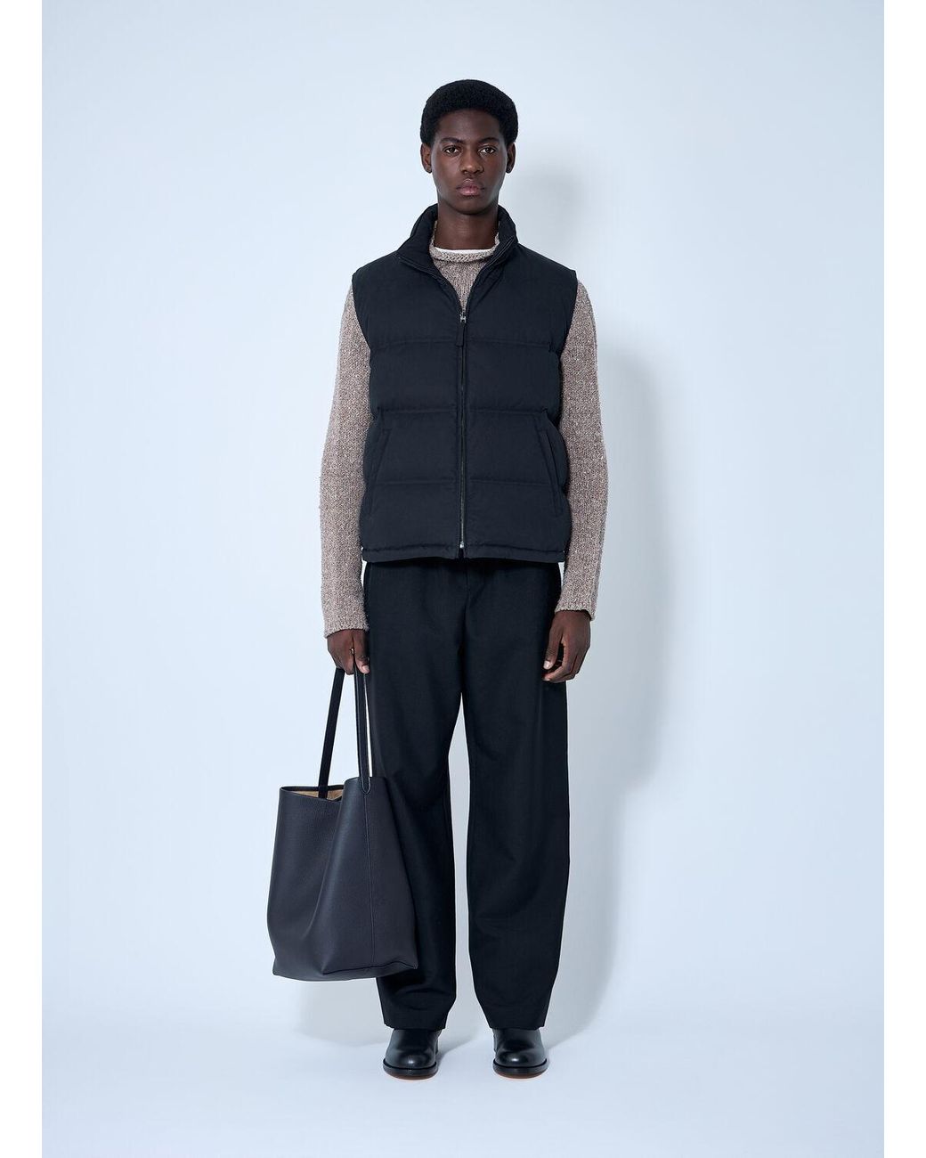 The Row Blue Gettler Reversible Down Vest for men