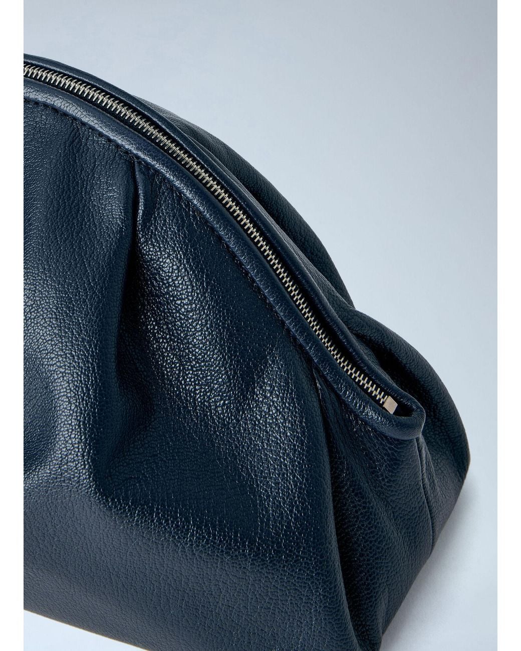 The Row Blue Small Charlotte Clutch Bag