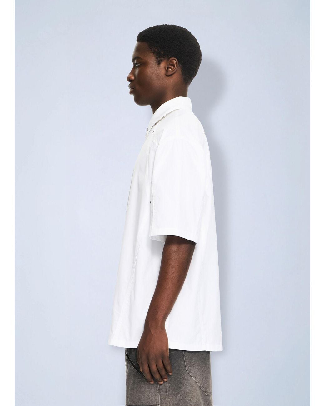 Off-White c/o Virgil Abloh White Owr Popl Sporty Bowl Shirt for men