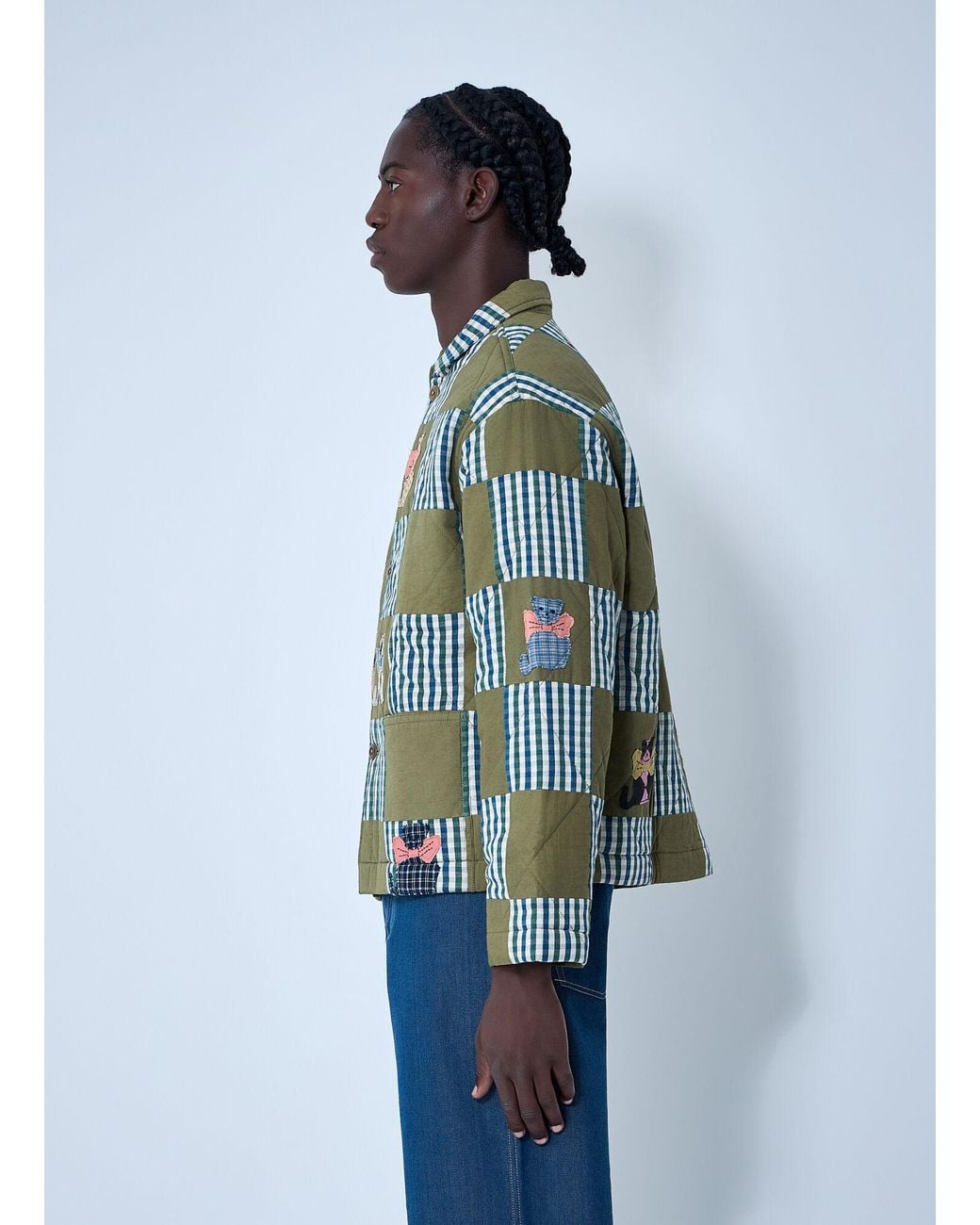 STORY mfg. Blue Short-On-Time Jacket for men