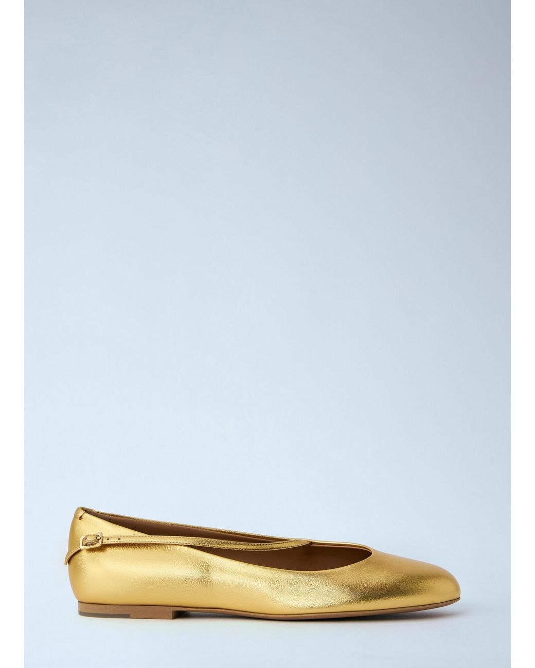 Jil Sander Metallic Elyss Ballerina Flats