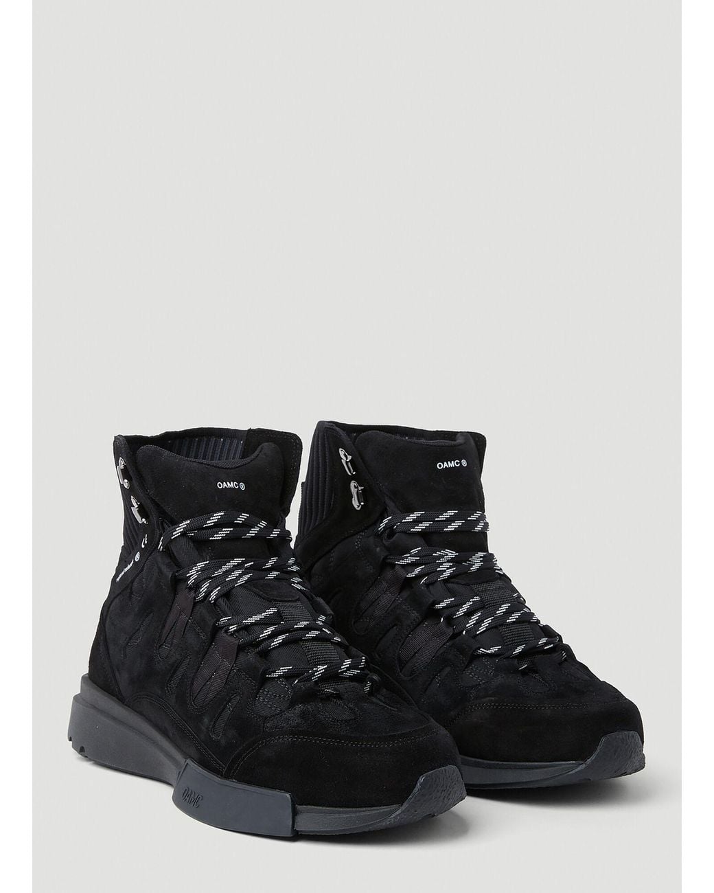 OAMC Black Trail Runner Boots for men