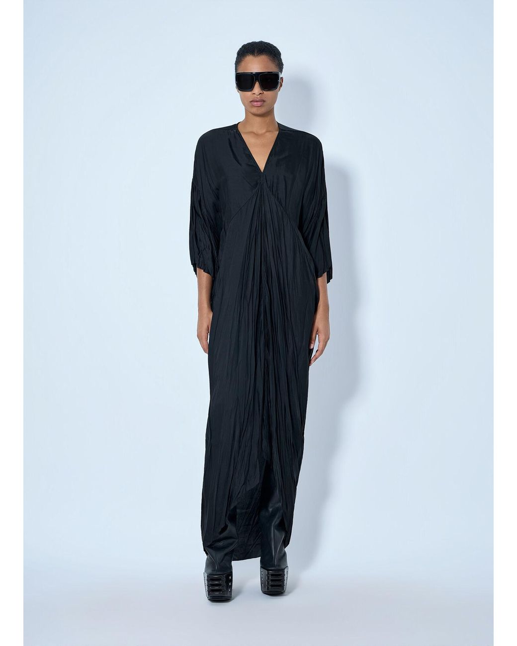 Rick Owens Blue Tommy Kite Gown