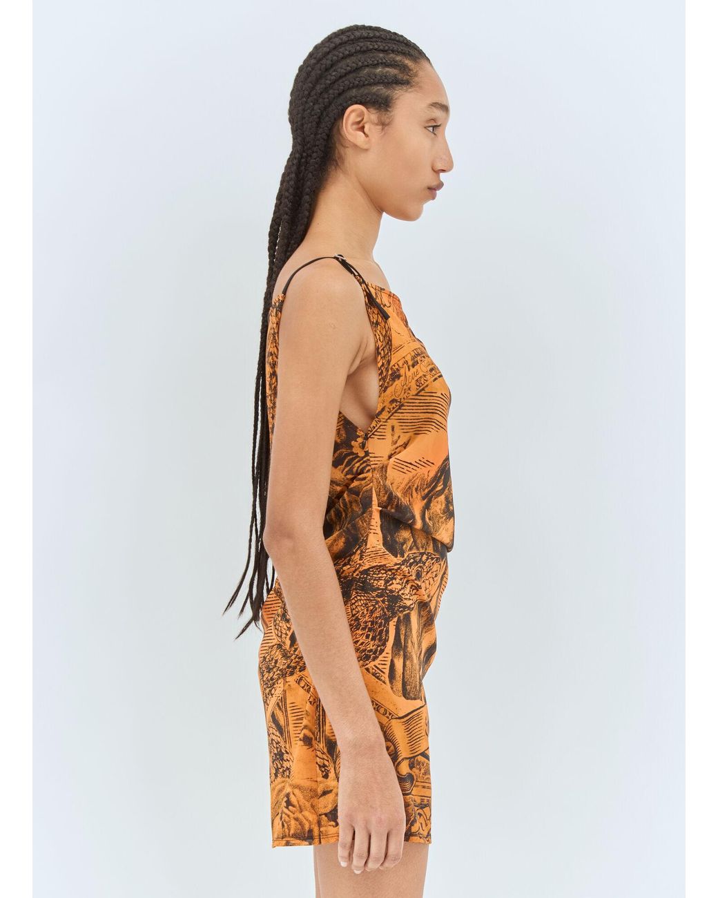 Acne Multicolor Printed Mini Dress