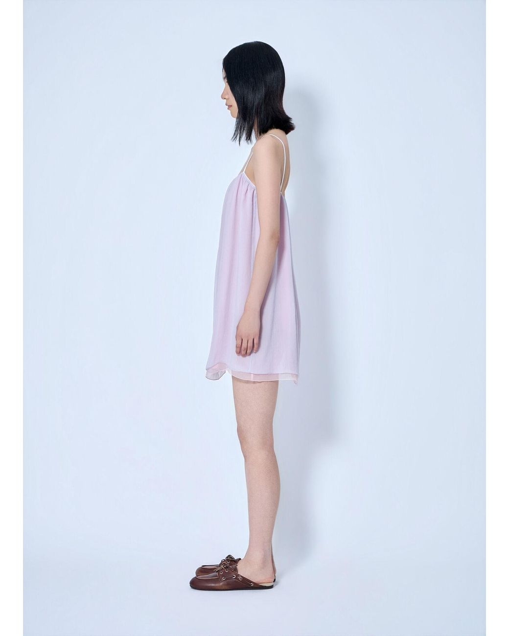Miu Miu White Wisteria Chiffon Dress