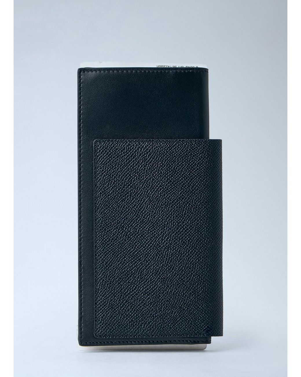 Balenciaga Blue Passport Long Wallet 1 Ticket for men