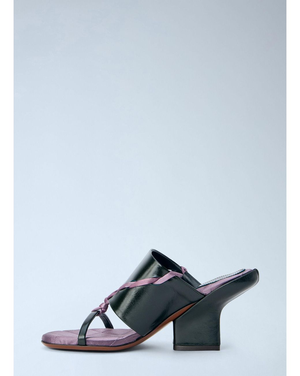 Dries Van Noten White Braided Strap Mules