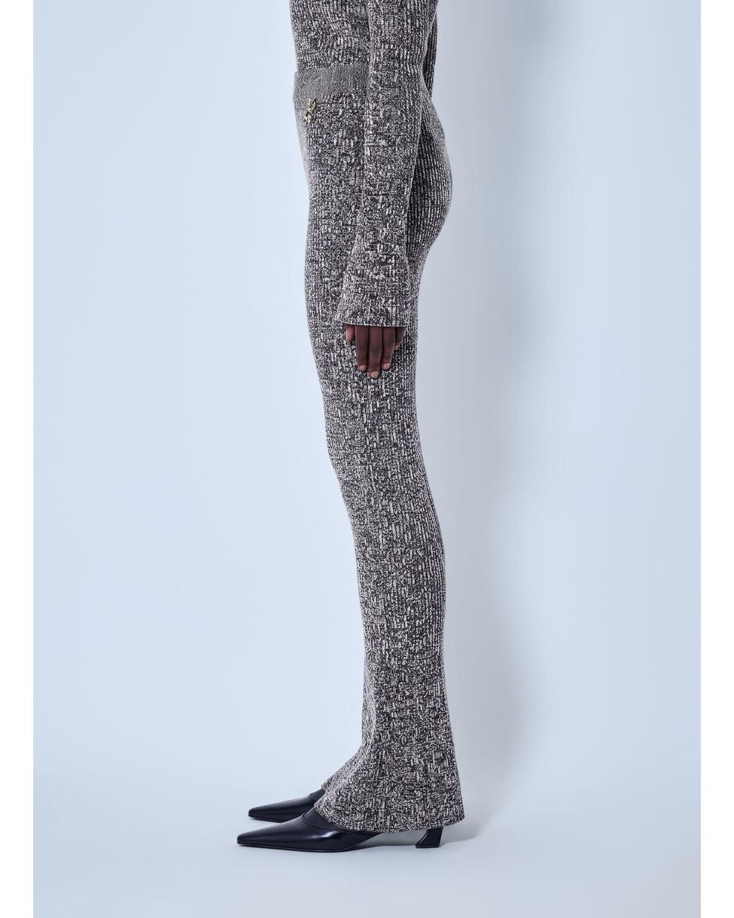 Sportmax Gray Velo Wool Pants