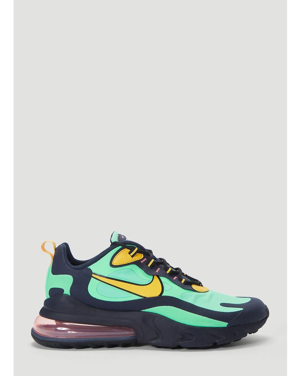 Nike Synthetic Air Max 270 React Sneakers in Green for Men - Lyst