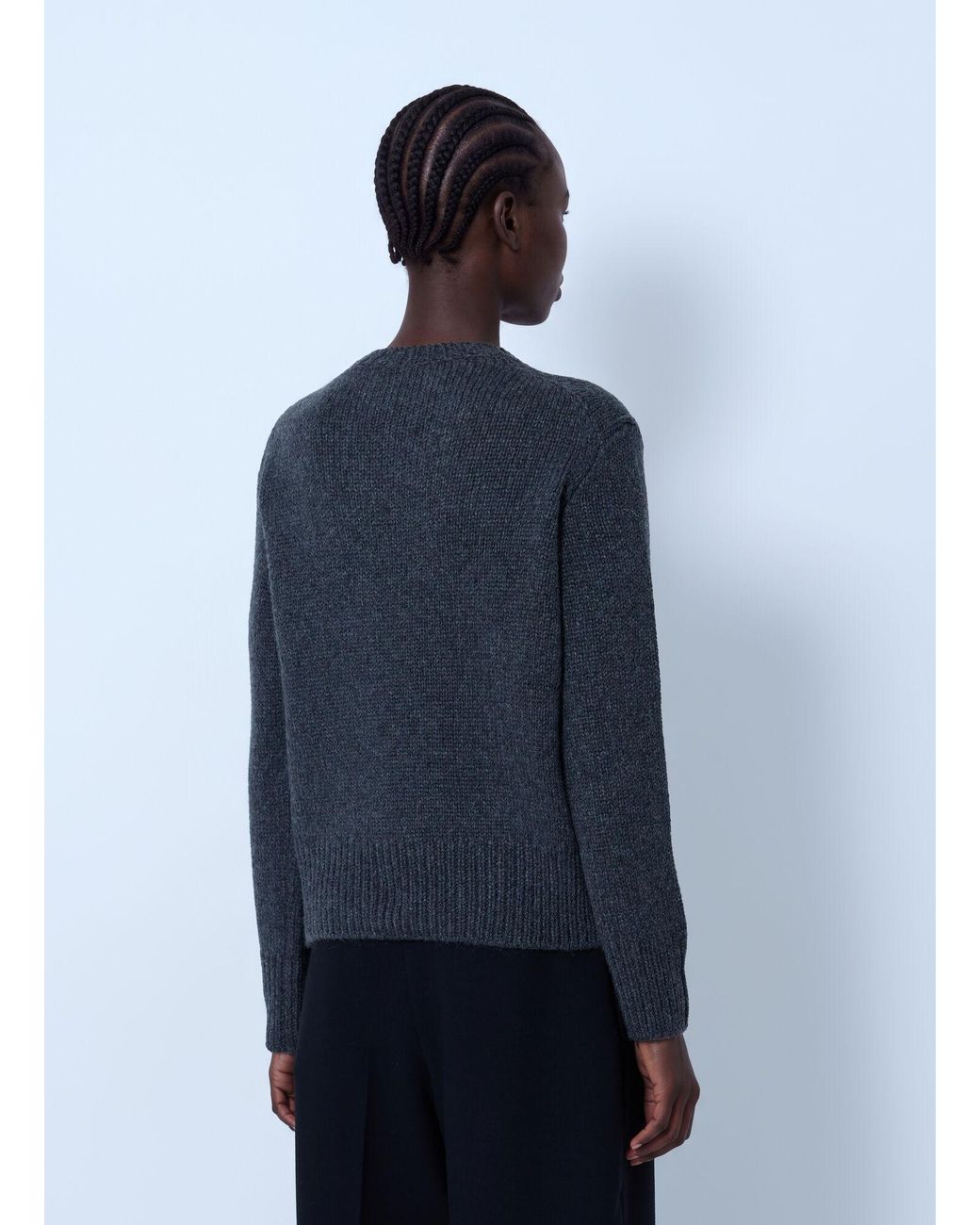 The Row Blue Pato Cashmere Sweater