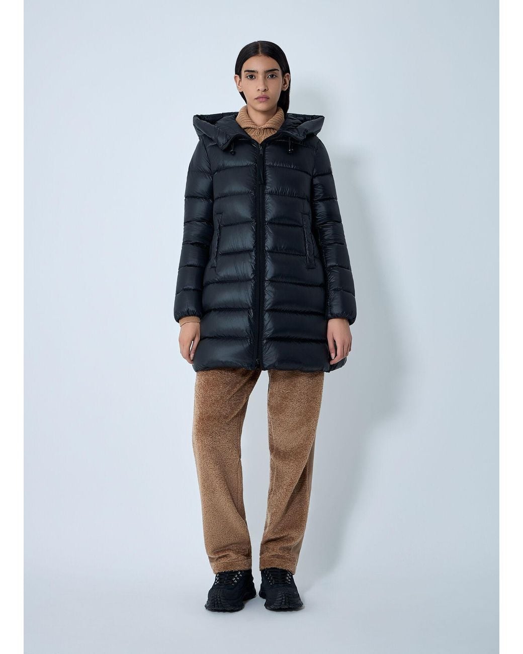 Moncler Blue Suyenne Hooded Down Jacket