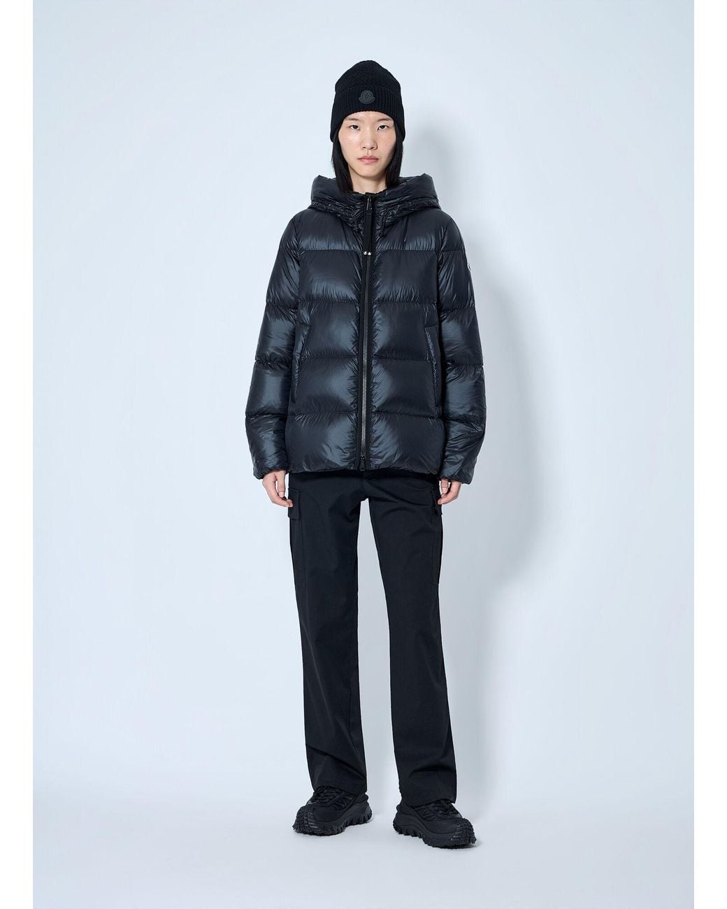 Moncler Blue Serittes Short Parka