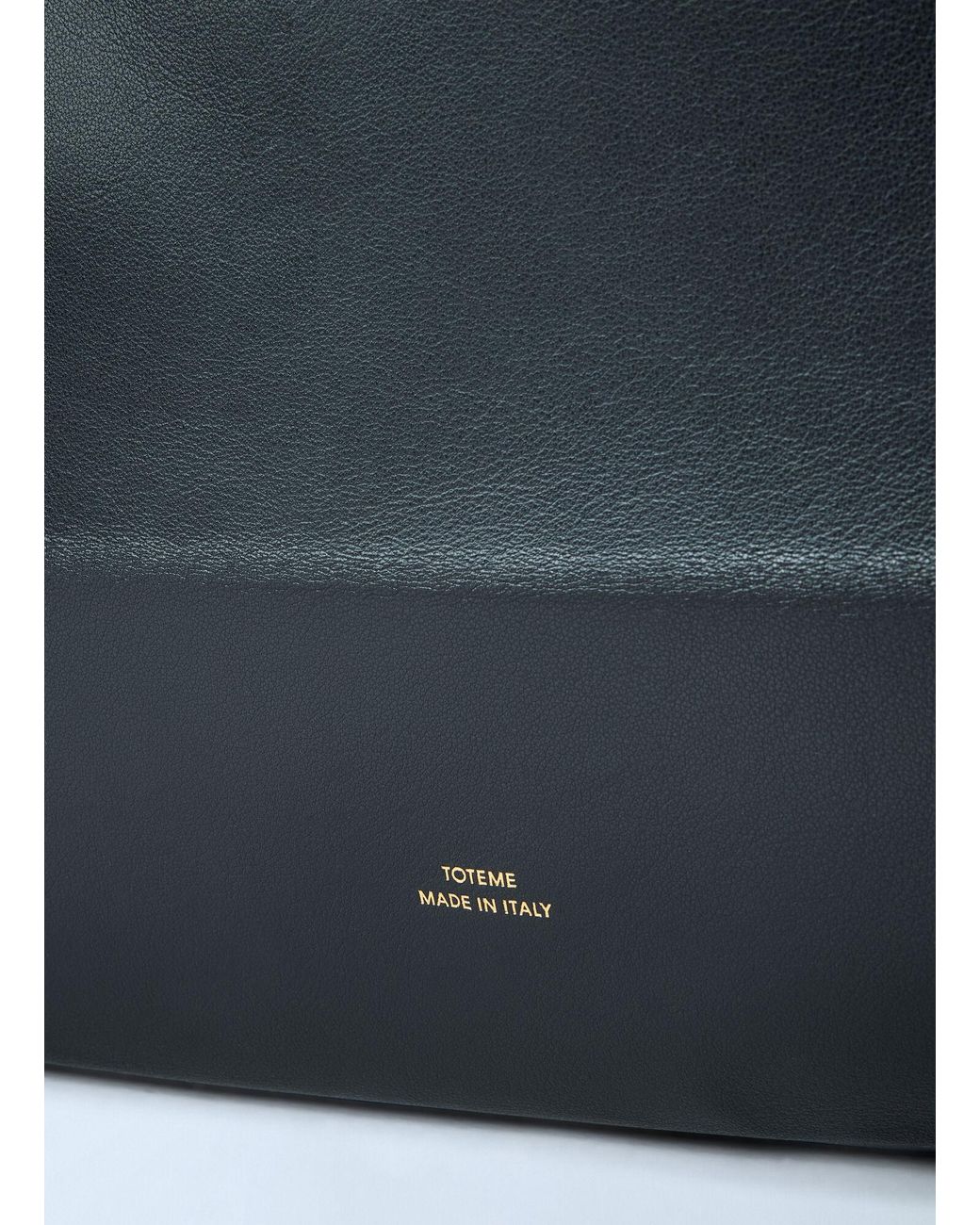 Totême  Blue Roam Leather Tote Bag