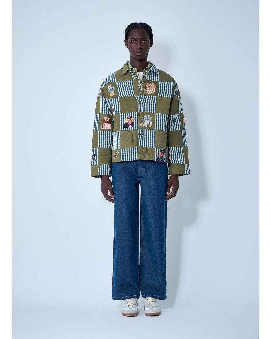 STORY mfg. Blue Short-On-Time Jacket for men