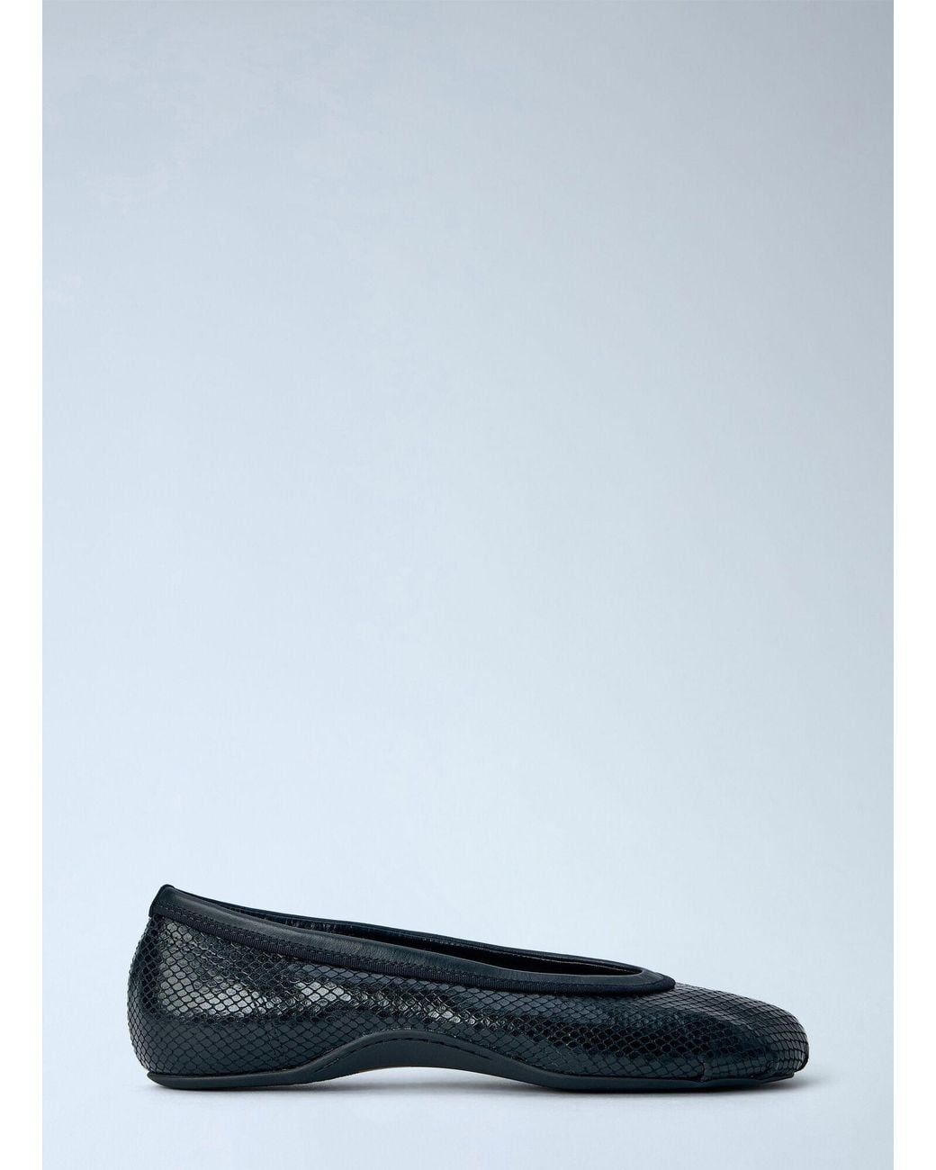 Dries Van Noten Black Mesh Ballet Flats