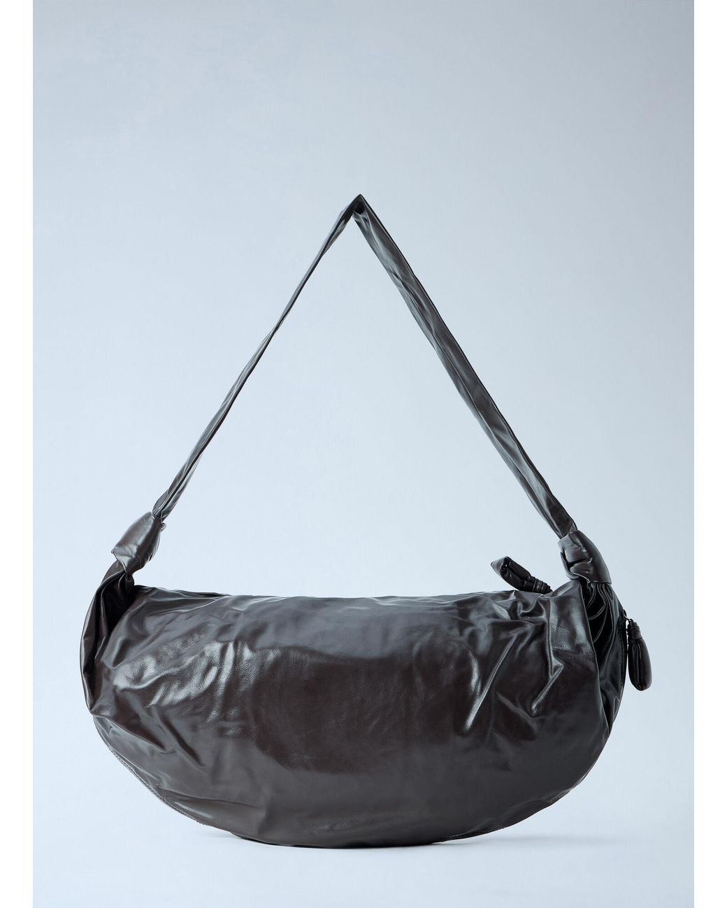 Lemaire Gray Large Soft Croissant Bag