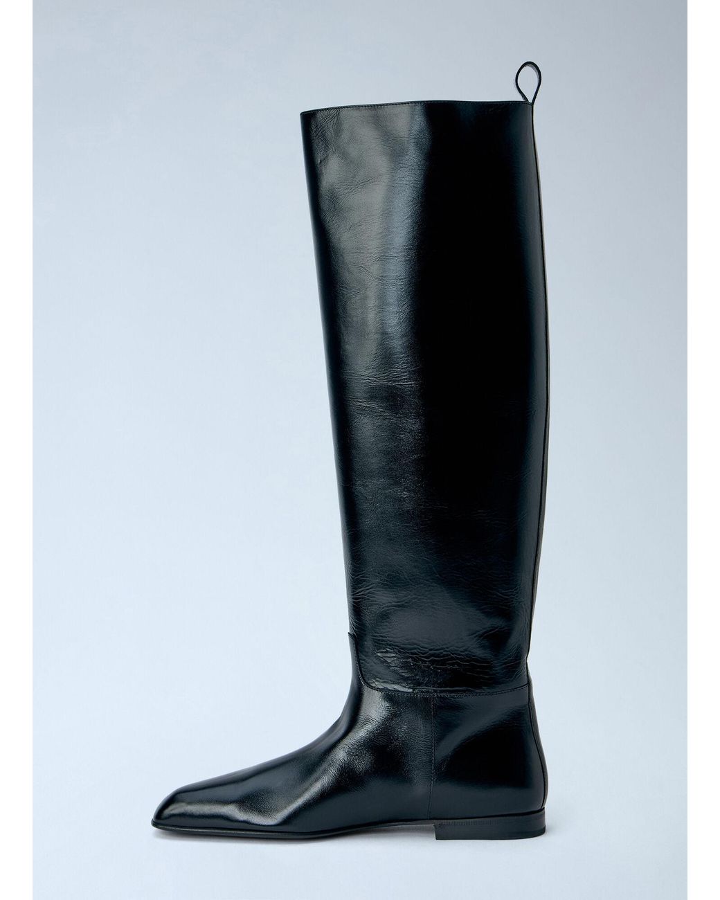 Khaite Blue Colt Knee-high Boots