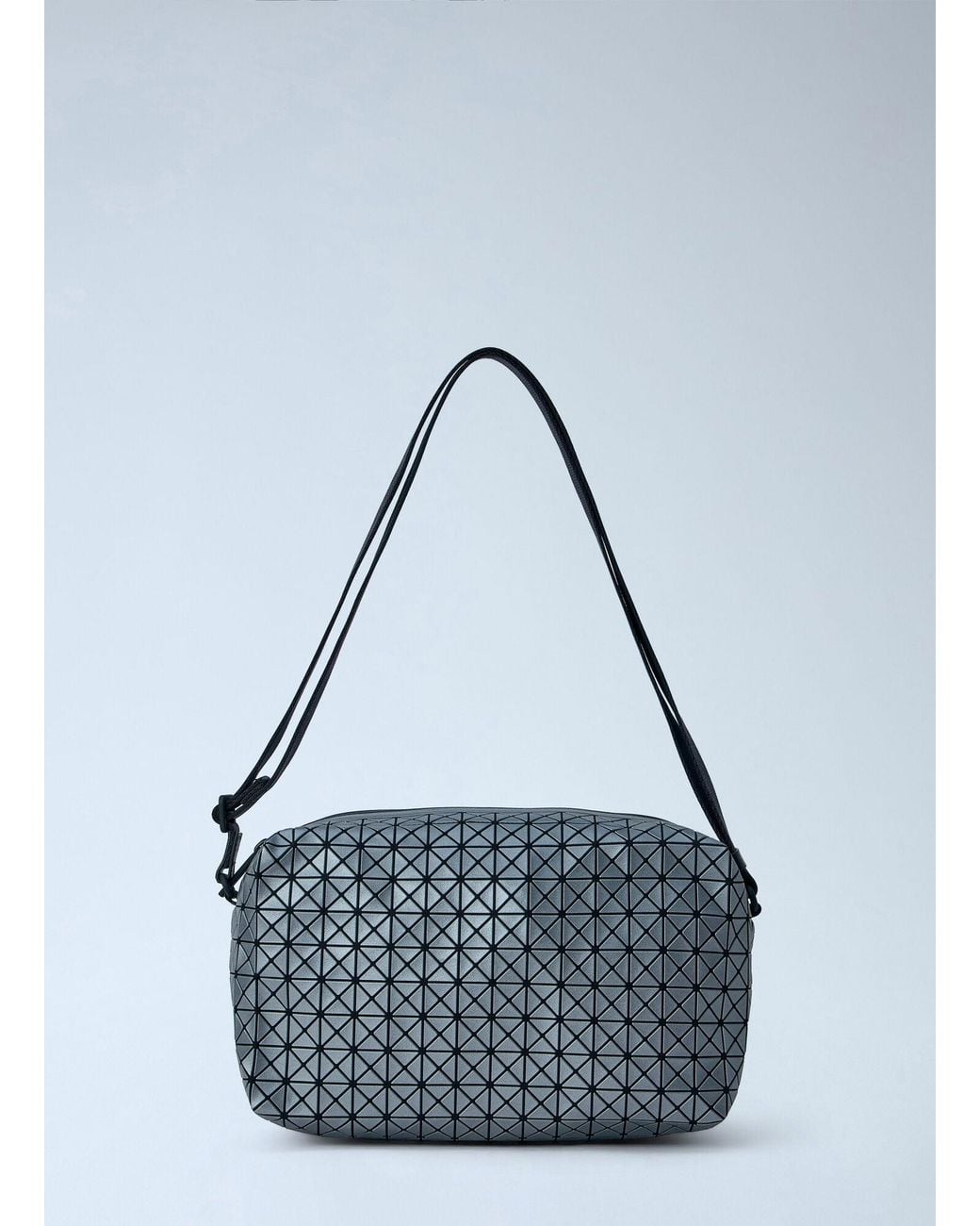 Issey Miyake Blue Saddle Bag Reflector Shoulder Bag