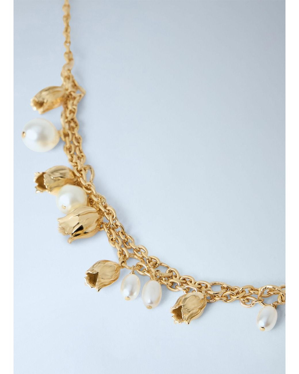 Chloé Blue Chloé Tulip Chain Necklace