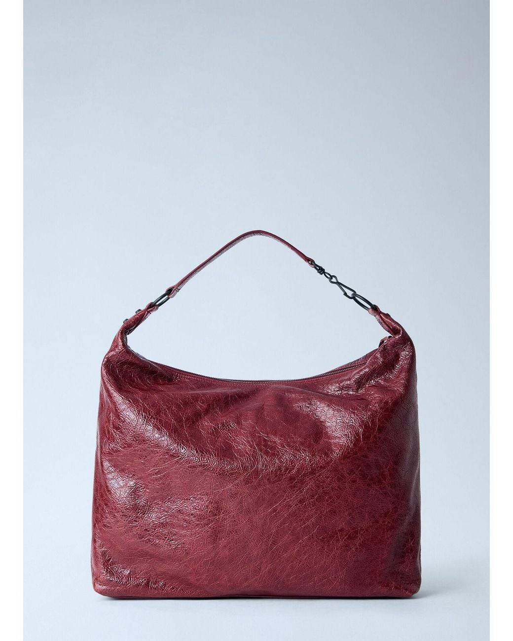 Balenciaga Purple Le City Hobo Shoulder Bag Medium