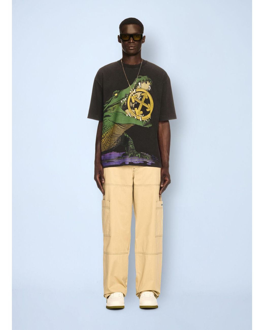 Off-White c/o Virgil Abloh Multicolor Off Stitch Cargo Pants for men