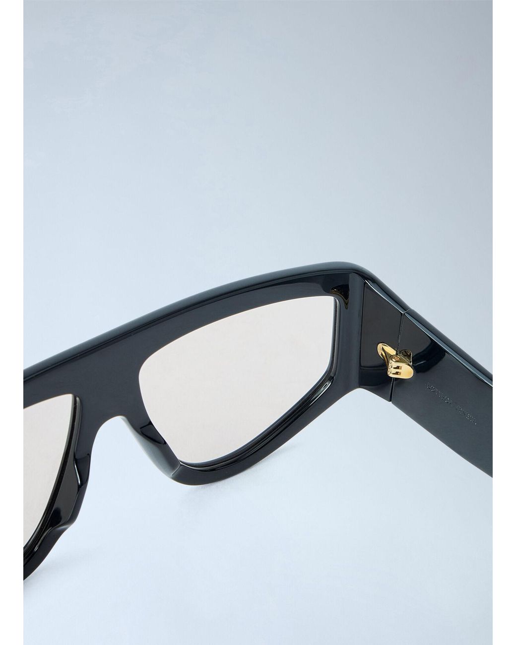 Bottega Veneta Gray Classic Geometric Frame Sunglasses