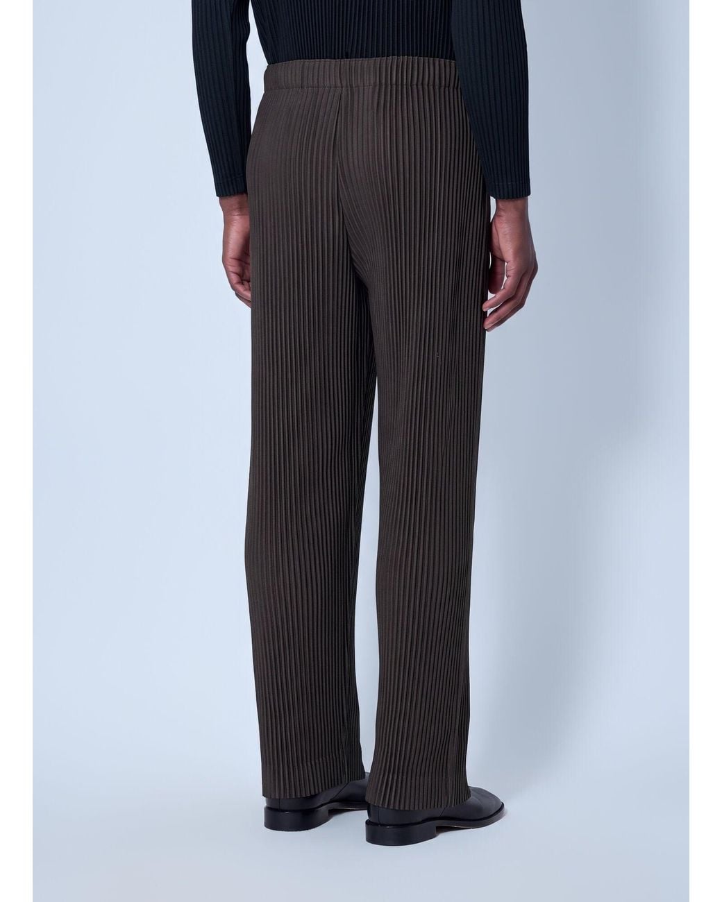 Homme Plissé Issey Miyake Black July Pleated Pants for men