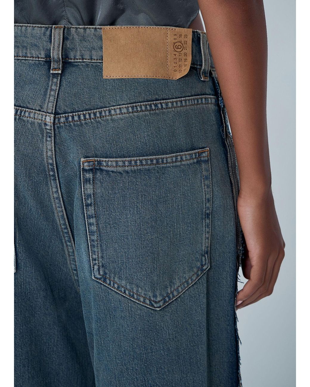 MM6 by Maison Margiela Blue Five-Pocket Jeans