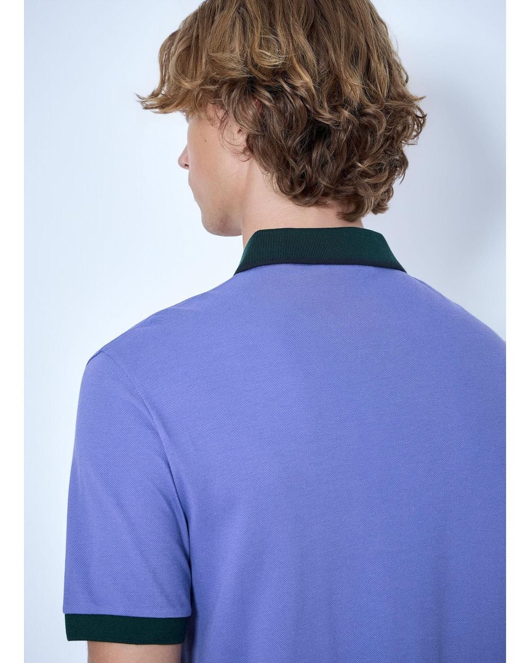 Marni Blue Cotton Polo Shirt for men