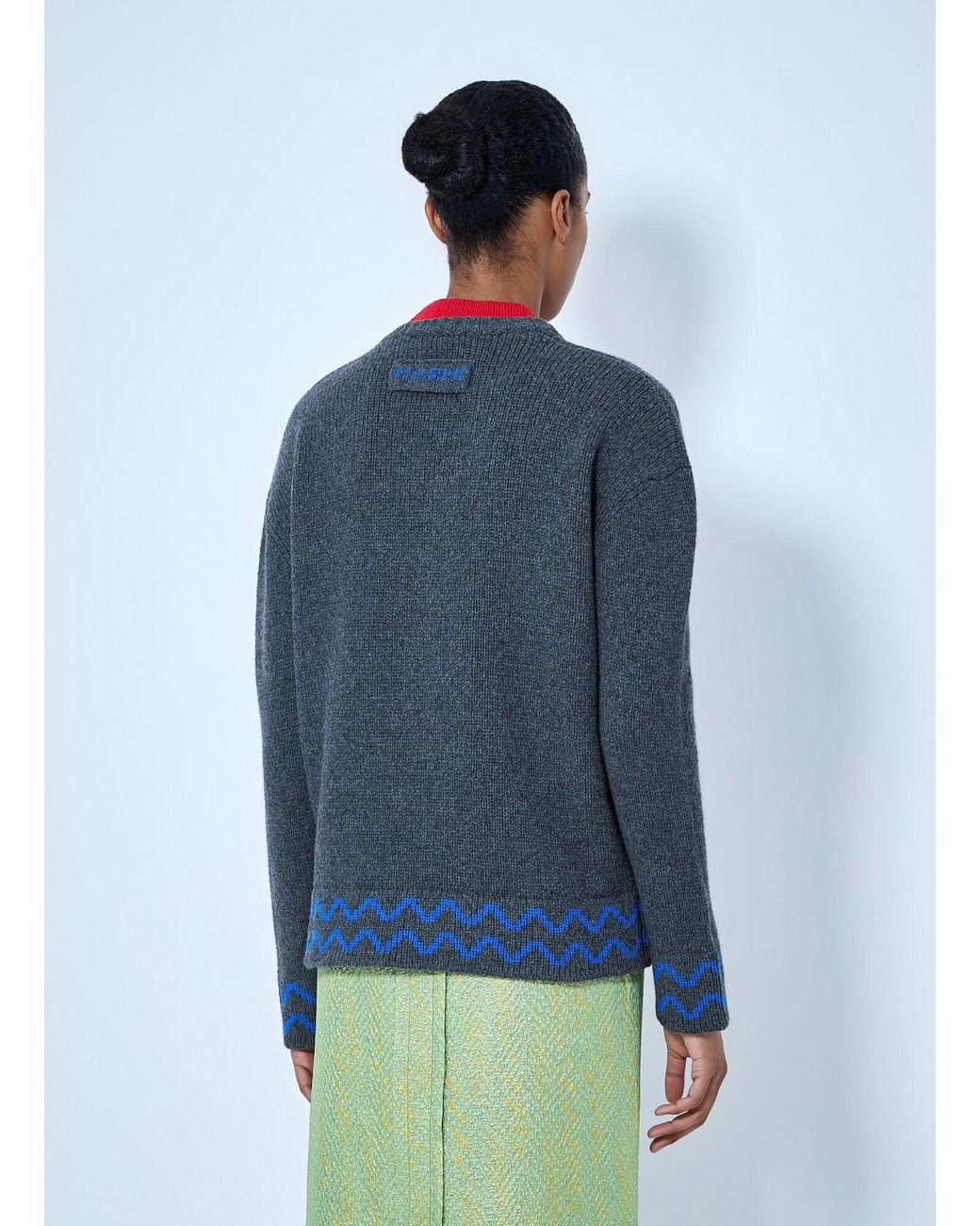 Marni Blue Roundneck Sweater