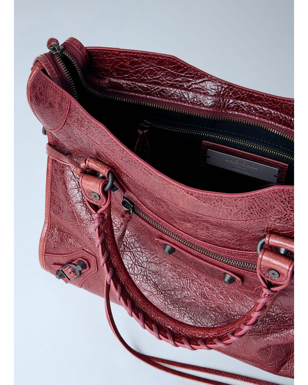 Balenciaga Red Le City Bag Medium