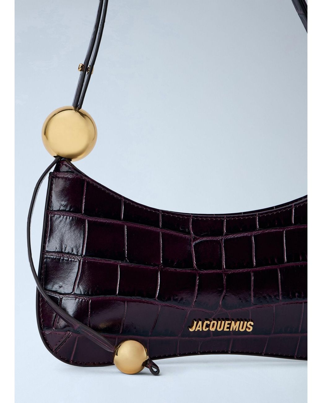 Jacquemus Gray Le Bisou Perle Shoulder Bag