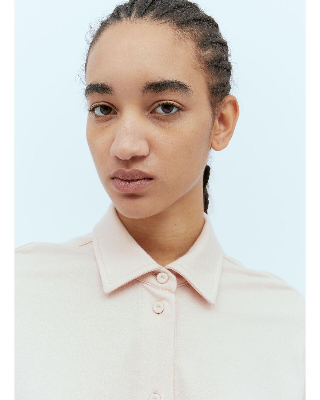 Max Mara White Wool Shirt
