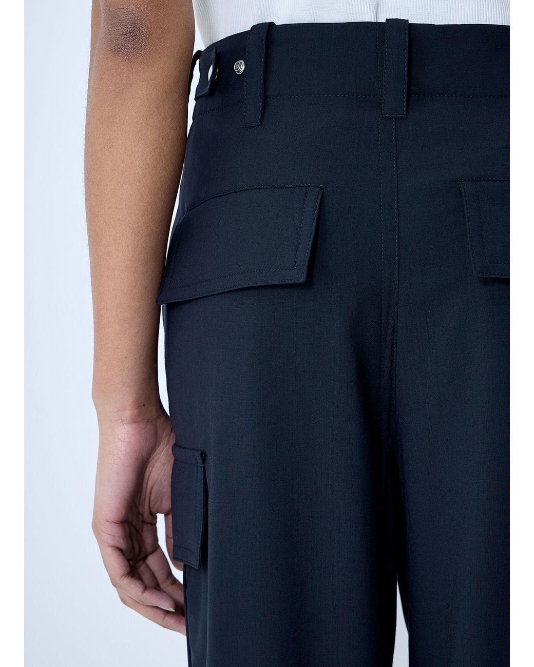 Bottega Veneta Blue Fine Wool Pants