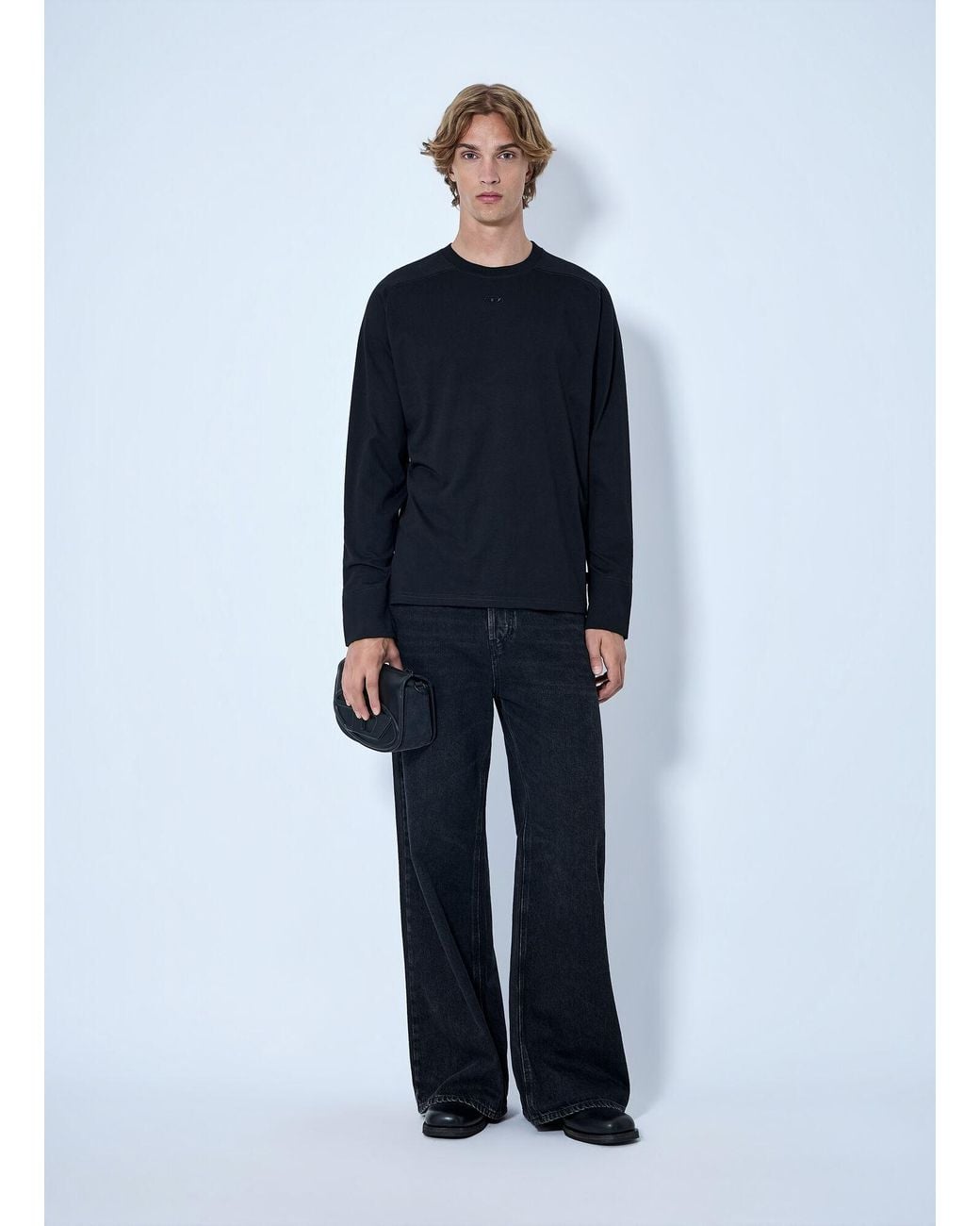 DIESEL Blue T-Kristian Top for men