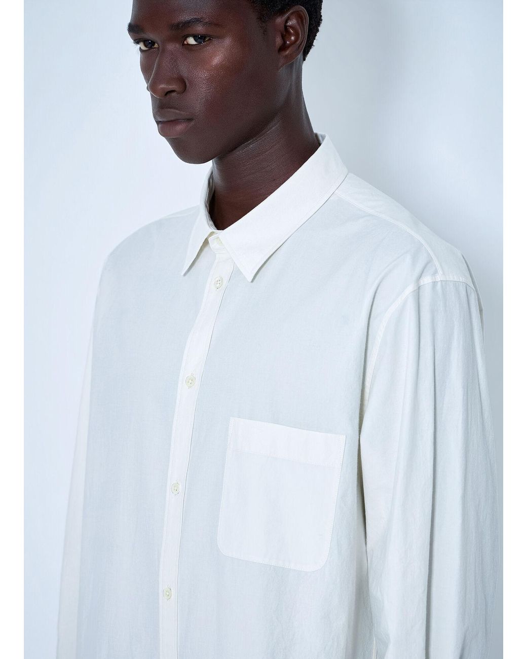 The Row White Perlo Shirt for men