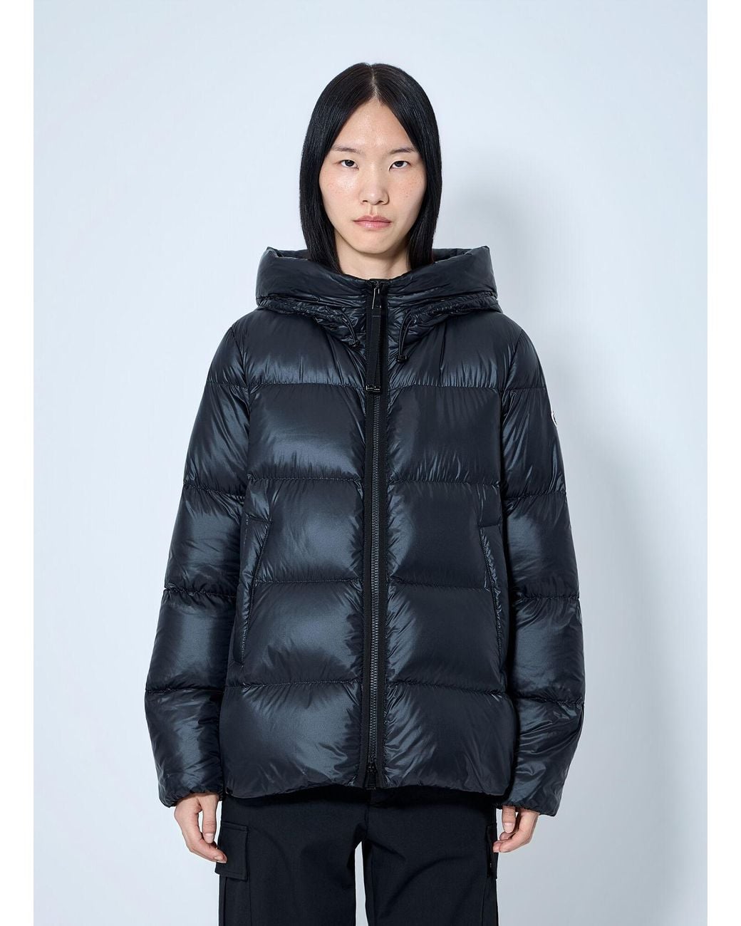 Moncler Blue Serittes Short Parka