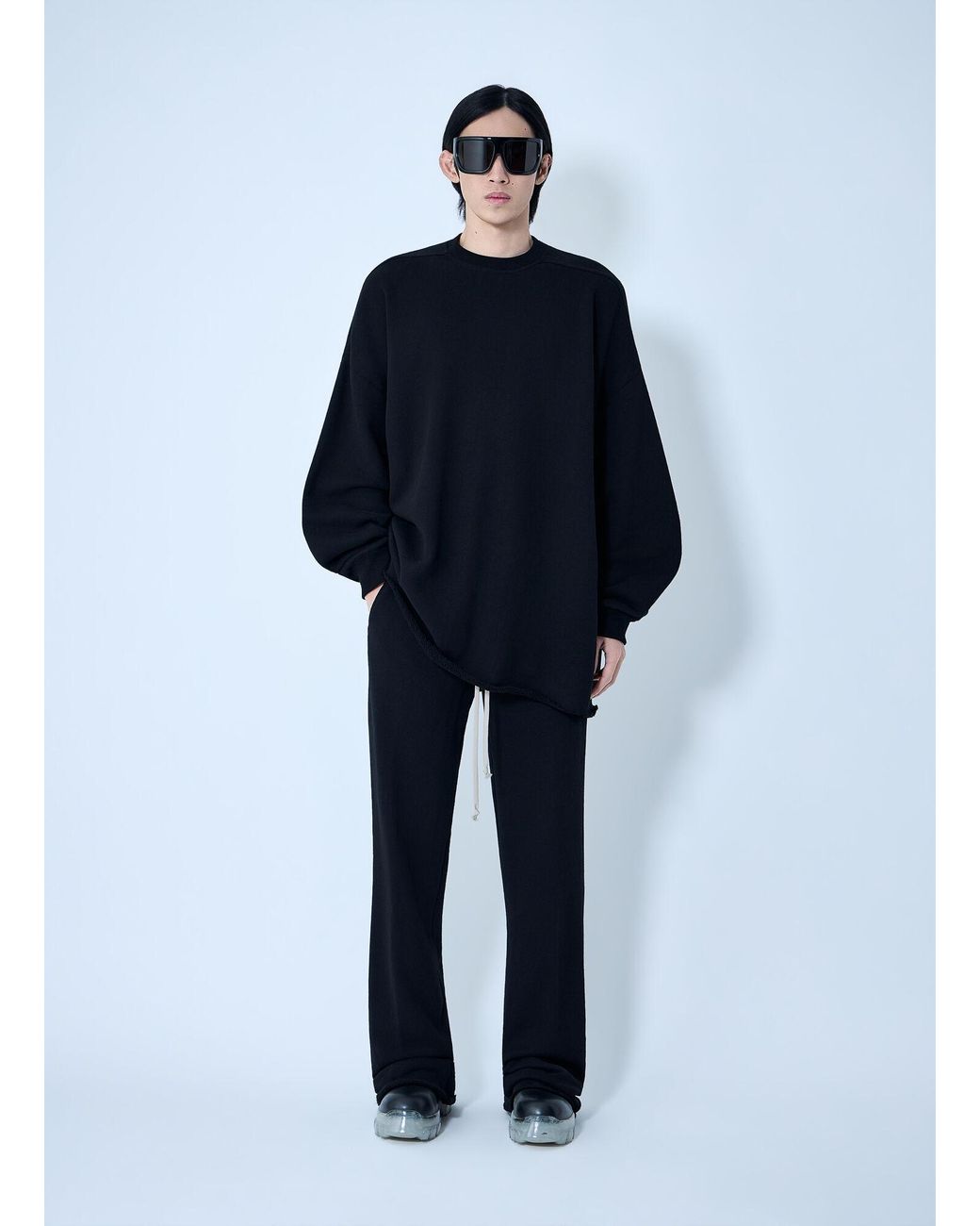 Rick Owens Blue Dietrich Drawstring Pants for men