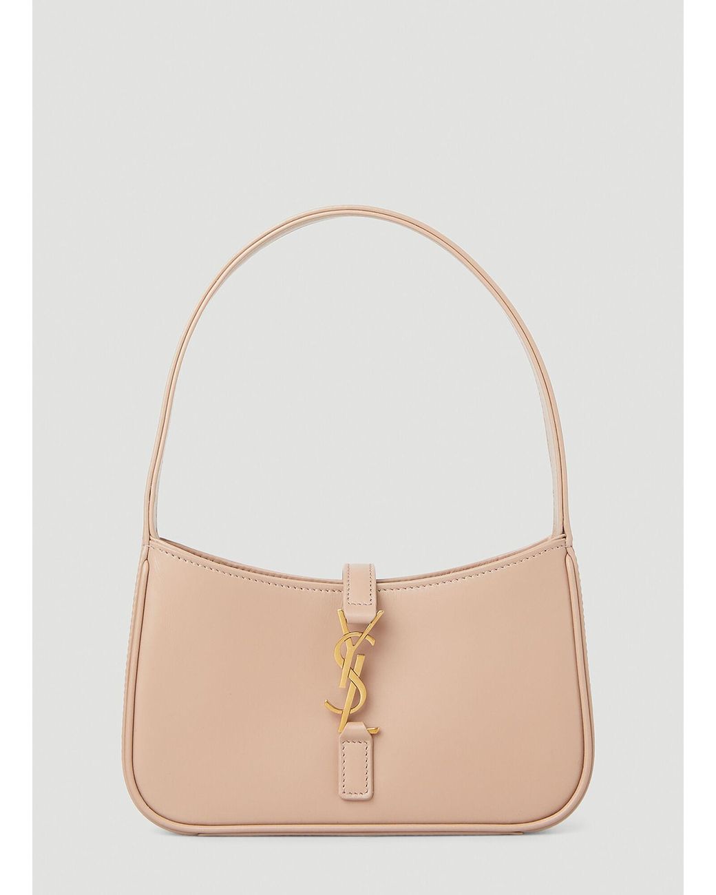 Saint Laurent Ysl Hobo 5a7 Shoulder Bag in Natural Lyst